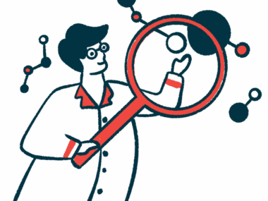 illustration of scientist holding giant magnifying glass