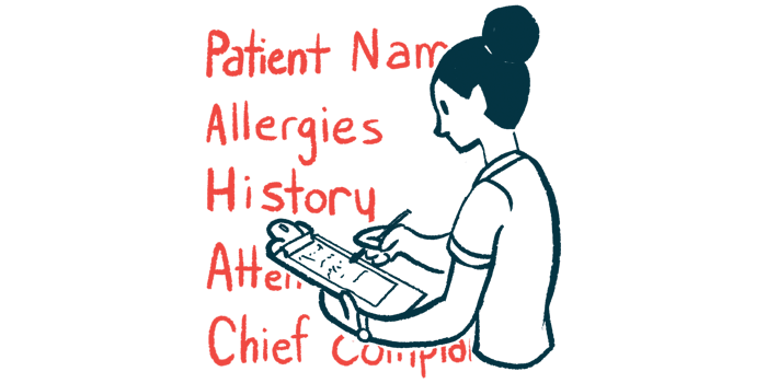 patient concerns | Sjogren's Syndrome News | illustration of person writing on clipboard