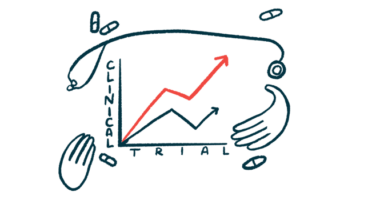 Illustration shows hands holding a graph that reads 